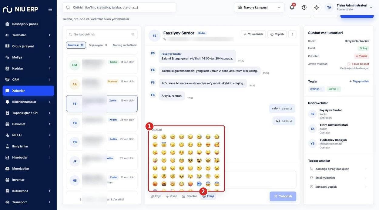 Emoji paneli